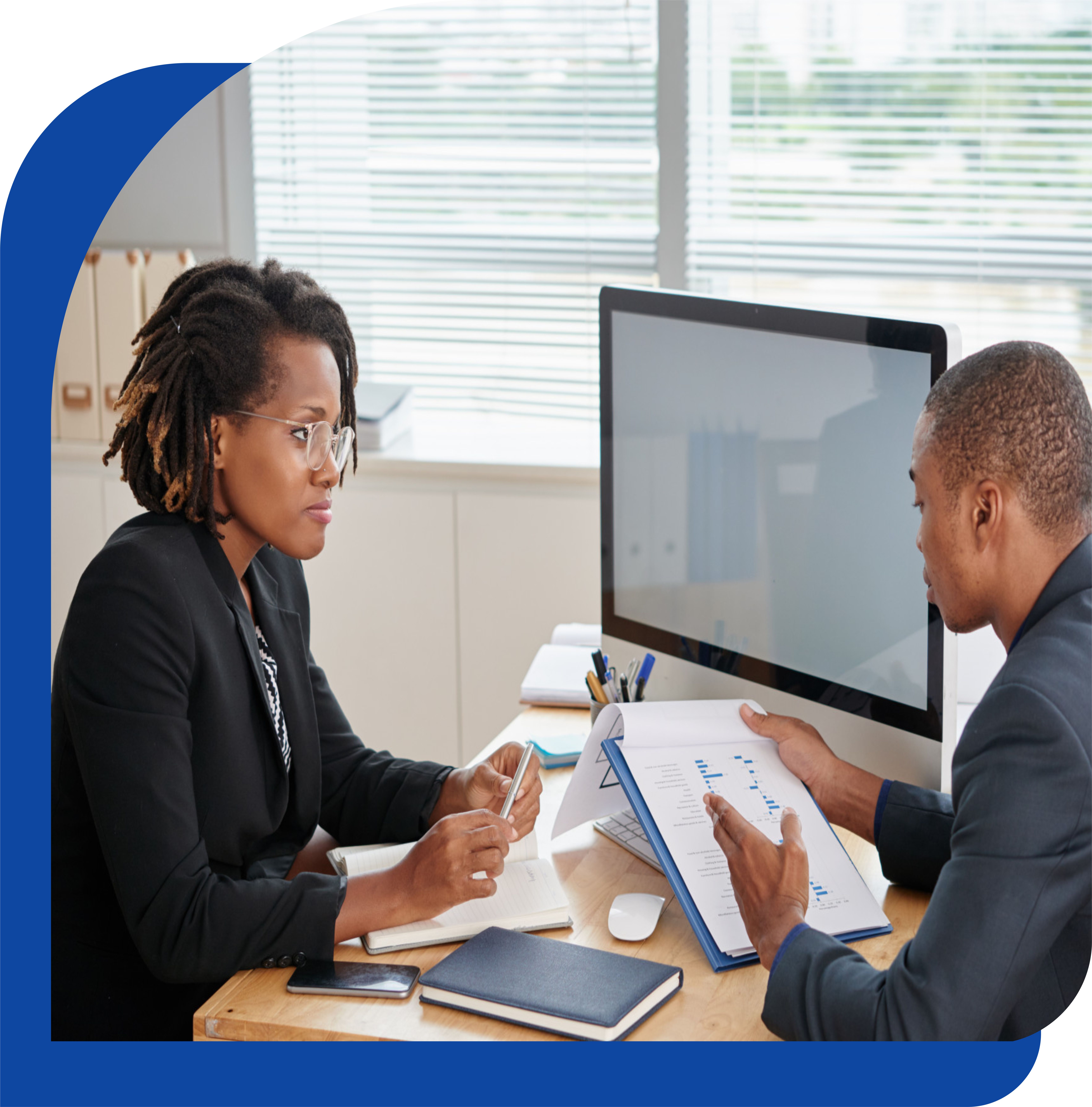 Scalax Solutions team collaborating on cybersecurity strategy in Nigeria